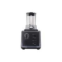 Mélangeur commercial industriel à grande vitesse Machine à casser les fruits glacés 1200 avec 2 tasses 2 en 1 mélangeur Silver Crest