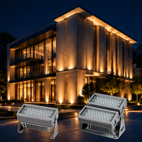 Reflector LED de Aluminio para Exteriores de 350 mm, Impermeable IP66, 54 W/108 W, RGB/Blanco, CC/CA, para Iluminación de Paisajes y Fachadas de Edificios, DMX512, CRI85