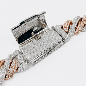 Luxury Moissanite Cuban Link <b>Chain</b> Necklace 925 Silver 18K Gold Plated <b>Iced</b> <b>Out</b> Hip Hop Jewelry for Men Women - Product Image 5