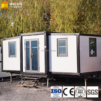 Pavillon de jardin moderne modulaire pour piscine, unité extensible, structure en acier galvanisé, vestiaire étanche, maison préfabriquée en conteneur