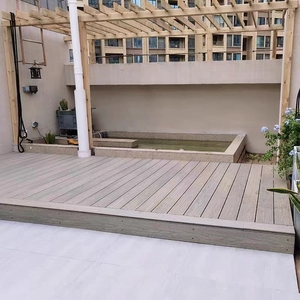 Wholesale Outdoor Wood Plastic Composite Decking Board Co-extrusion Exterior WPC Waterproof Flooring <b>Decks</b> - Product Image 1