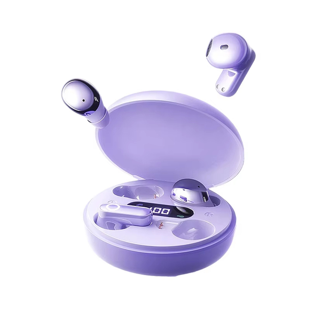 M166 2 in 1 Wireless Blue-tooth Earbuds Sleep Earphones in Ear and Ear Clip Dual Design LED Digital Display Long Battery Life