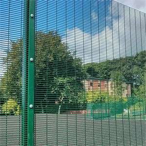 <span class=keywords><strong>Kit</strong></span> de clôture de sécurité en maille <span class=keywords><strong>rigide</strong></span> anti-escalade 358 à rayures de 2,4 m de haut - Product Image 4