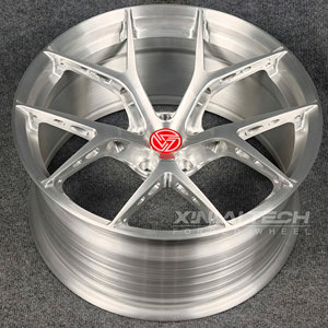 ล้อฟอร์จโมโนบล็อก XINLAI รุ่นใหม่ สีเงินปัดเงา 5 ก้าน ขนาด 17-22 นิ้ว 5x112 5x114.3 5x120 ชุด 4 ชิ้น ET 20 มม. - Product Image 3
