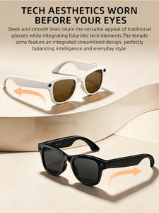 Gafas Inteligentes N93 <span class=keywords><strong>PX</strong></span> 13MP OEM con IA, Cámara ChatGPT, Traducción, Estuche de Carga, WIFI, BT, Llamadas de Voz y Grabación de Video - Product Image 3