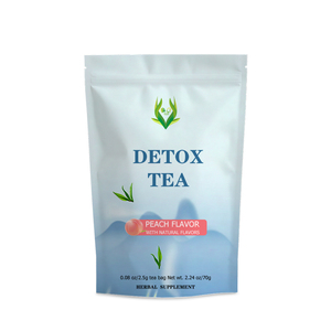 Peach Detox Tea Bags with Dandelion Leaf Boosts Energy Digestion Natural Cleanse Supports Weight Goals Peach Detox Tea - Product Image 1