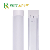 Luminaire tubulaire linéaire LED connectable 18W 36W 54W 60W 80W 100W 600mm 900mm 1200mm 1500mm, Lampe Tri-proof, Barre LED de purification