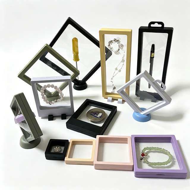 Wholesale Square PE Film Buckle Closure Printed Jewelry Packaging Boxes for Rings & Bracelets Valentine's Day Gift Storage Stock