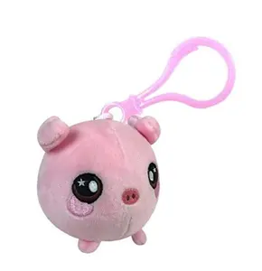 Wholesale Soft Foam Stuffed Animal Squishies Squishy Squeezable PU Plush Toy Keychain