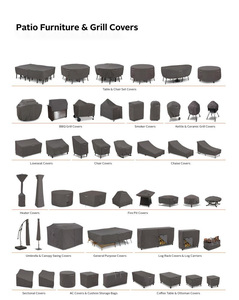 Oxford Tissu Patio Haute Qualité Jardin Robuste Résistant À L'eau 26.5 Pouces Bouilloire BBQ Capot Couverture pour <span class=keywords><strong>Weber</strong></span> Performer - Product Image 3