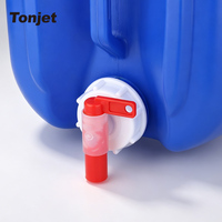 Bouchon de réservoir IBC durable avec robinet intégré, adaptateur S60x6 DIN61 pour la vidange d'eau des barils de pluie de jardin