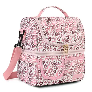 Bolsa de aislamiento de pecho de doble cubierta personalizada para mujer, bolsa de viaje con estampado completo, senderismo, aislante