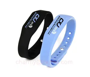 Rfid Silicone Wristbands Waterproof Silicone NFC NTAG 213 NTAG 215 NTAG 216 RFID Wrist Band Bracelet Wristband