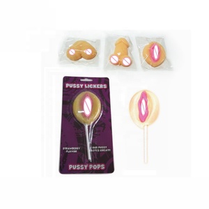 แพคเกจการขายแต่ละบรรจุรสสตรอเบอร์รี่หีรูปอมยิ้ม Licker - Product Image 2