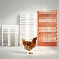 Plancher en plastique à lattes pour volailles, en PP épaissi, pour l'évacuation du fumier de canard, oie, pigeon, dinde, caille, pour élevage en cage