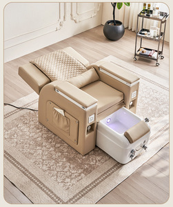 Sillón de Pedicura Multifuncional de Lujo para Salón de Uñas, con Spa para Pies, Reclinable, Ajustable, Eléctrico y con Masaje - Product Image 2