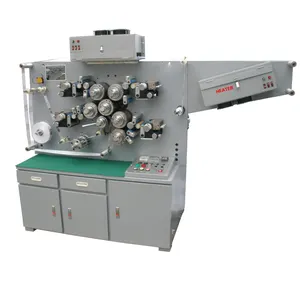 4 cores Double Side alta velocidade Rotational Belt Impressora Garment Label Printing Machine para Nylon Tafetá