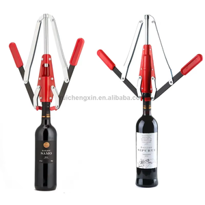 Sacacorchos Manual de Doble Palanca Ajustable para Botellas de <span class=keywords><strong>Vino</strong></span> y Cerveza, Uso Doméstico, <span class=keywords><strong>Prensa</strong></span> Manual, con 1 Año de Garantía, Ligero (2 kg) - Product Image 2