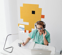 Arte de pared acústico absorbente de sonido para niños, decoración del hogar, guardería, tablón de anuncios para habitación de niños