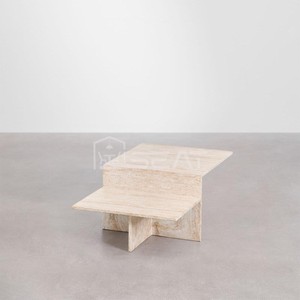 Wabi Sabi โต๊ะกาแฟสไตล์อิสราเอล, โต๊ะกาแฟสไตล์ Nordic ทนทาน L100xW55xH35cm รับประกัน2ปี - Product Image 3