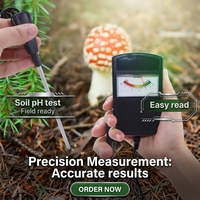 pH-mètre portable de type split pour sols, modèle JD7032H, pour la culture agricole, les vergers et les plantes en pot, sans piles requises