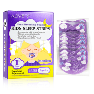 ALIVER label privé bande de soutien de la respiration nasale de la bouche des enfants patch de respiration de sommeil réglable anti-ronflement pour le sommeil nocturne - Product Image 2