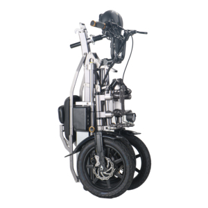 Vélo électrique pliable Afreda à 3 roues, double roue avant, tricycle cargo pour adultes, siège passager, longue autonomie, scooter de mobilité stable - Product Image 2