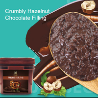 Sauce à la crème chocolatée aux amandes, certifiée Halal, 2,5 kg, sauce à la crème chocolatée aux noisettes et aux noix, ingrédient pour la pâtisserie