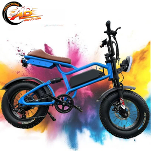 Bicicleta Eléctrica de una Sola Velocidad con Batería de Litio, Motor de 500w, Amortiguación Central, Neumáticos 16*4.0, Alcance de 40km, Resistente al Agua IPX5, Velocidad de 45km/h - Product Image 1
