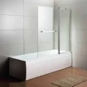 屋内用シャワースクリーン強化安全透明ガラス防水工場ホット販売良いデザイン