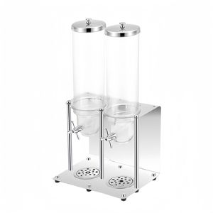 Breakfast Buffet Acrylic Cereal Dispenser Stainless Steel <strong>Stand</strong> for Hotels Commercial Single Clear Automatic Dry <strong>Food</strong> Dispenser - Product Image 3