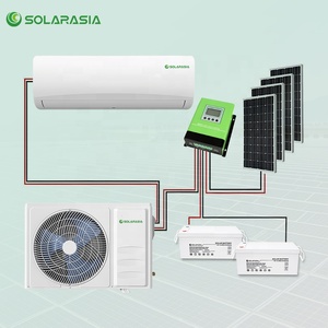 Climatiseur solaire DC, énergie solaire, 9000Btu, 12000Btu, 18000Btu, 20000Btu, 24000Btu, climatiseur solaire hors réseau avec panneaux - Product Image 3