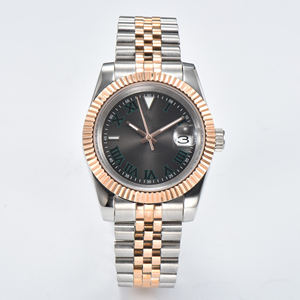 Luxury Men's Stainless Steel Bracelet Mechanical Watch Gold <b>Automatic</b> <b>Wristwatch</b> Waterproof Feature Classic Business Formal - Product Image 1