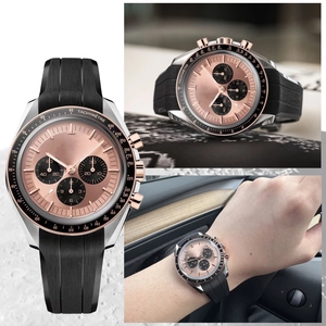 Correa de Silicona de 20 mm para Reloj Omega Speedmaster y Omega <span class=keywords><strong>Swatch</strong></span> para <span class=keywords><strong>Hombre</strong></span>, con Correas de Muñeca de Goma Suave de Lujo, Resistentes al Agua - Product Image 3