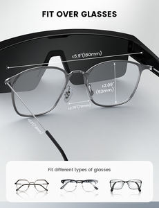 Lamicall BCPE05 <span class=keywords><strong>Gafas</strong></span> <span class=keywords><strong>de</strong></span> Sol Polarizadas OTG para Ciclismo, para Usar Sobre <span class=keywords><strong>Gafas</strong></span> Ópticas, para Conducir, Deportes al Aire Libre, Seguridad - Product Image 5