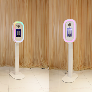 Photomaton ovale le plus vendu, à angle réglable, avec flight case pour la location d'événements – Machine photomaton - Product Image 2