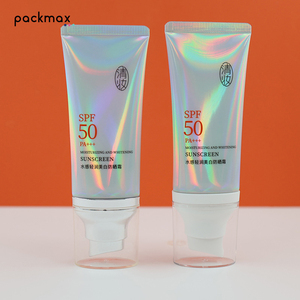 Custom Processing 50ml Sunscreen BB Cream Ultra-Flat Cosmetic Soft <b>Tube</b>, Aluminum-<b>Plastic</b> High-Gloss <b>Tube</b> Packaging - Product Image 5