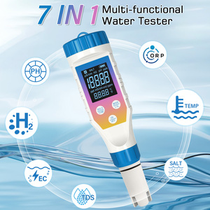 Analyseur numérique portable 7-en-1 de la qualité de l'eau (pH, TDS, EC, ORP, salinité) – Rapide et précis pour usage domestique et professionnel - Product Image 2