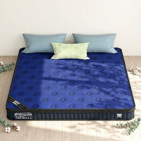 Matelas hybride orthopédique 7 zones en mousse haute densité et ressorts ensachés, 12 pouces, livré en boîte, Colchones Dosek