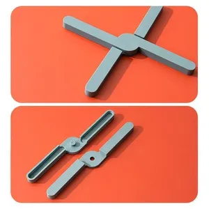 Nouveau Set de Table Rectangulaire Pliable Zenidoo en Silicone, Résistant à la Chaleur, Écologique, Antidérapant, Protection Anti-éclaboussures, Polyvalent pour Casseroles - Product Image 4