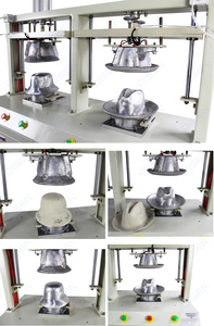 Hiệu quả cao Tự động đôi đầu Mũ chặn máy hơi nước Mũ bóng chày ủi với lõi động cơ cho làm mũ cao bồi - Product Image 2