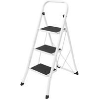 Escaliers pliables, échelle domestique, échelle pliable portable, avec design industriel et style de main courante moderne