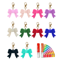 Étui à rouge à lèvres en silicone personnalisé à marque privée, étui à baume à lèvres, pochette porte-clés – Promotion mode multi-occasions