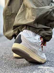 2026 Luxury Designer High Quality Cowhide High Top Lace-up <b>Sneakers</b> Comfortable Sport Shoes for Spring Winter - Product Image 2