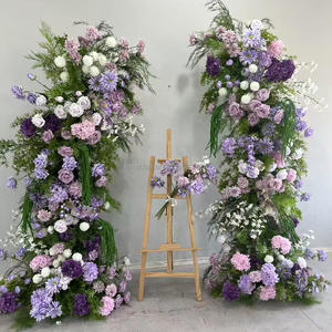 Wedding <b>Arch</b> Flowers Decor Silk Flower <b>Arch</b> <b>Decoration</b> Wed Arrangement Artificial Flowers <b>Arch</b> Backdrop Wall Party Supplies - Product Image 5