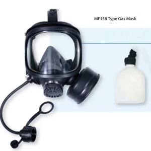 गैस वाष्प के लिए फिल्टर श्वसन के साथ एकल कैनिस्टर सुरक्षा पूर्ण फेस गैस मास्क स्प्रे पेंट धूल - Product Image 4