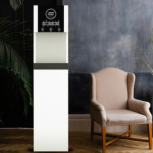 Vertical Reverse Osmosis Water Dispenser White And Black Electric Plastic Housing <b>Top</b> <b>Load</b> Freestanding For Home Office Use - Product Image 2