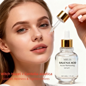 Sérum anti-acné sans huile, gel à l'<span class=keywords><strong>acide</strong></span> <span class=keywords><strong>salicylique</strong></span> + hamamélis, pour l'apparence des pores, apaisant pour la peau, non comédogène, sans parfum - Product Image 3