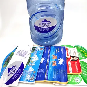 Cheap Price Custom Printing Logo Cut Label Logo Stickers Adhesive Pvc Label Sticker For 5 Gallon Water Bottle