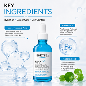 SHEOSEA <span class=keywords><strong>Hyalu</strong></span> <span class=keywords><strong>B5</strong></span> Sérum Acide Hyaluronique Pur Vitamine <span class=keywords><strong>B5</strong></span> Réparateur Anti-Âge Repulpant Essence Visage - Product Image 4